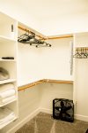 Walk-in closet with lots of space